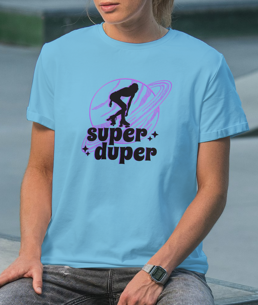 Super Duper Roller Skates Unisex T-shirt